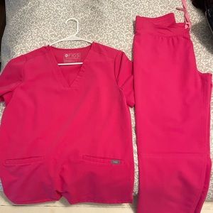 FIGS- three pocket top and basic Livingston pants.